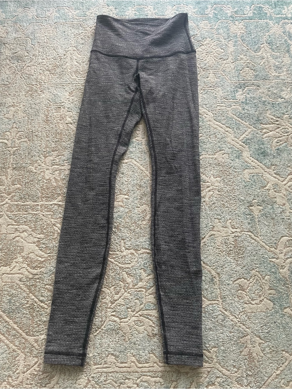 lululemon athletica Gray High-Rise Seamless Leggings
